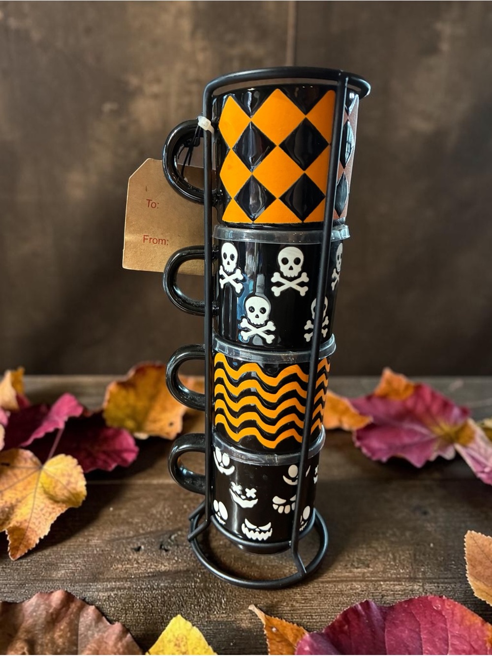 Signature Halloween Stackable Espresso Cups